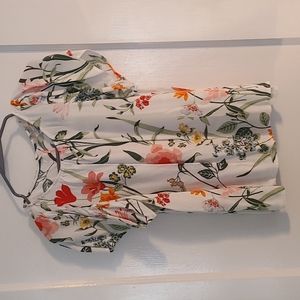 Cute summer and spring floral shirt